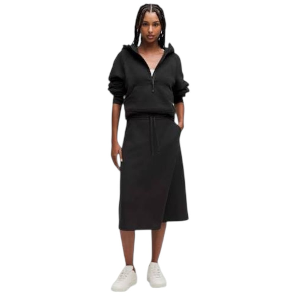 lululemon Modal Blend High Rise A Line Midi Skirt